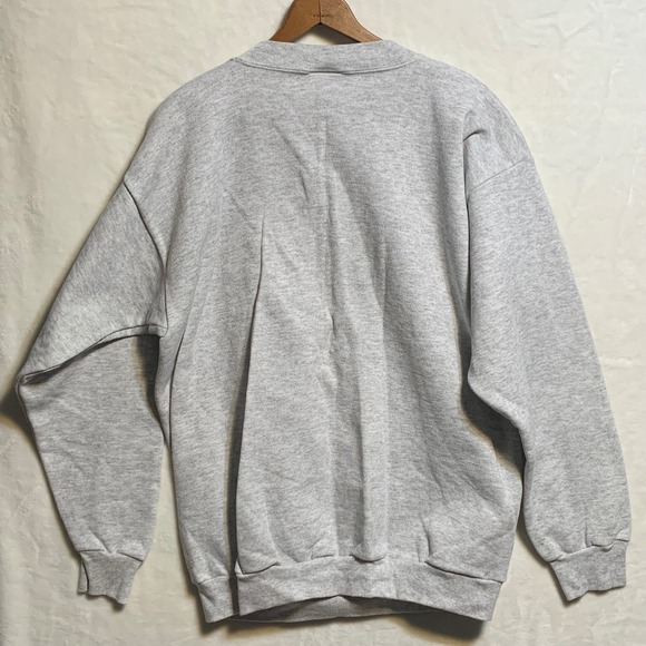 Vintage Tultex Michigan State Spartans Crewneck Sweatshirt XL Gray Green College - Picture 6 of 8